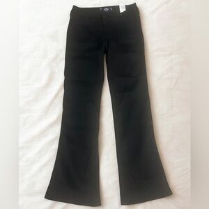 NWT Hollister Women’s Soft Stretch 13-R Pants, Black, Mid-Rise, W31 L32